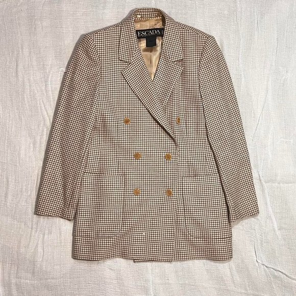 Escada Jackets & Blazers - ESCADA Double Chest Oversized Blazer
